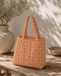 Handgefertigte Stofftasche – Orange