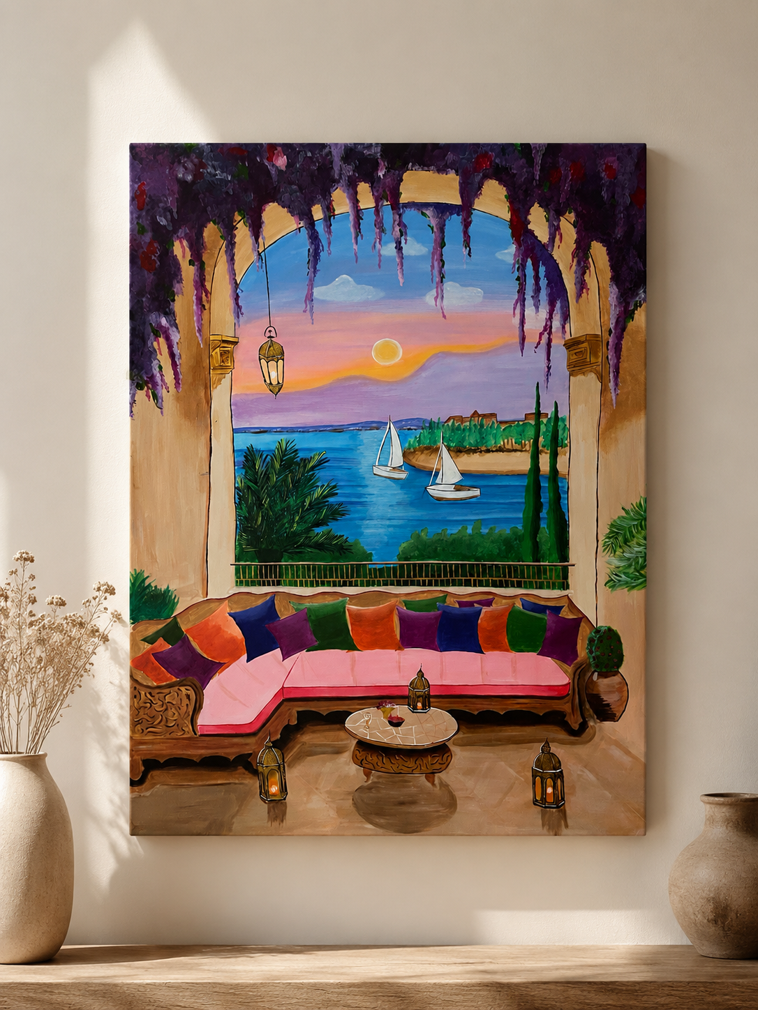 Mogador Sunset – Handgemaltes Original